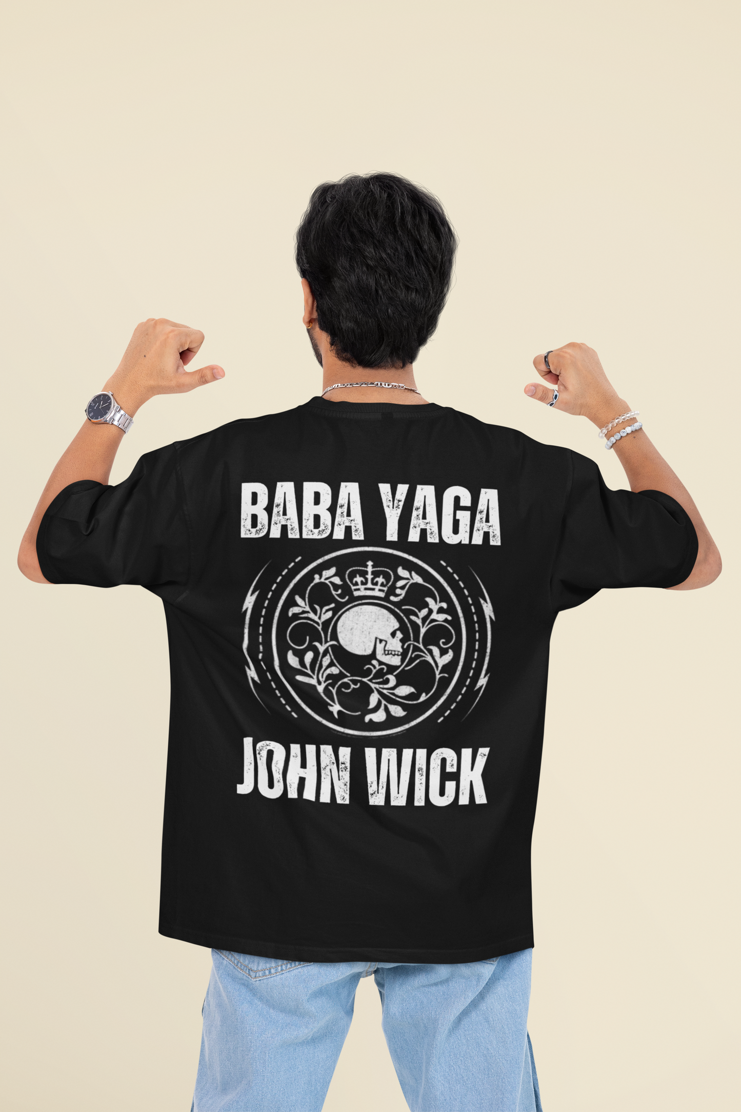 Baba Yaga John Wick Oversized T-Shirt