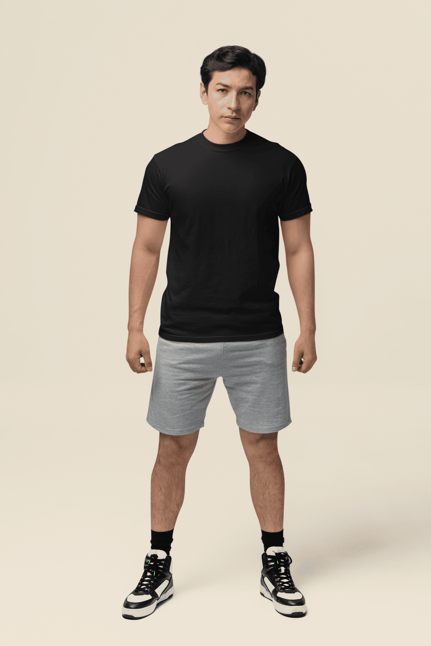 Solid Regular Snapshoppi T-shirt
