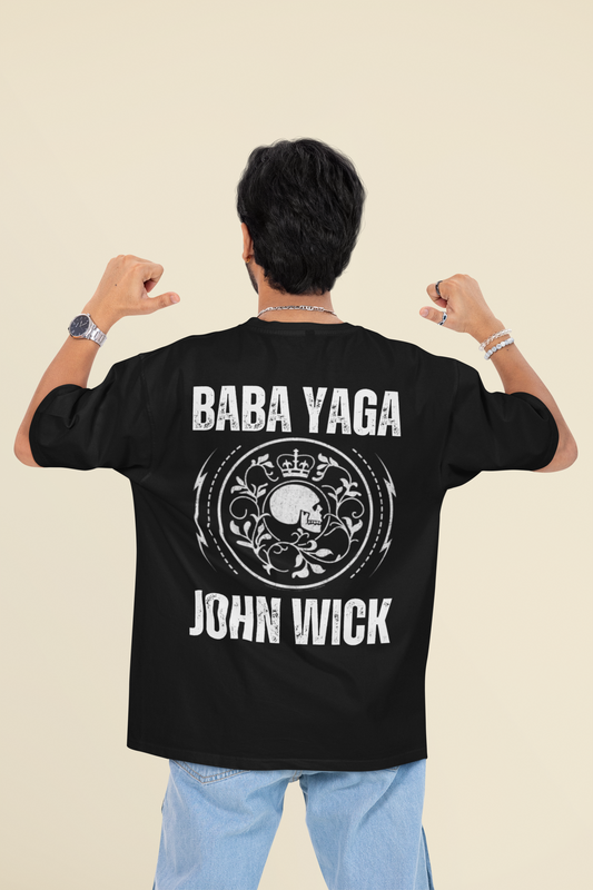 Baba Yaga John Wick Oversized  T-Shirt