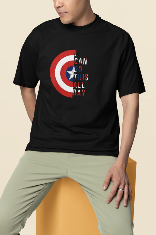 Captain America The Super Hero Oversized T-Shirt