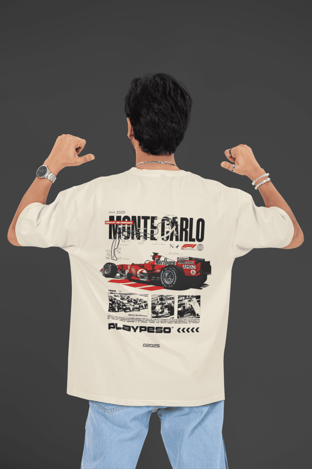 Ferrari The Speed of Scuderia oversized T-shirt