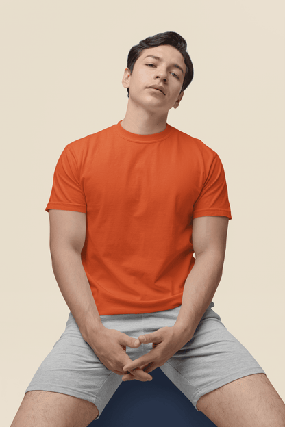 Solid Snapshoppi Regular Fit T-shirt